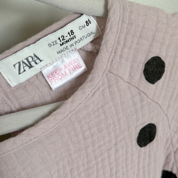 Zara Textured Dress & Leggings Set - Picture 3 of 6